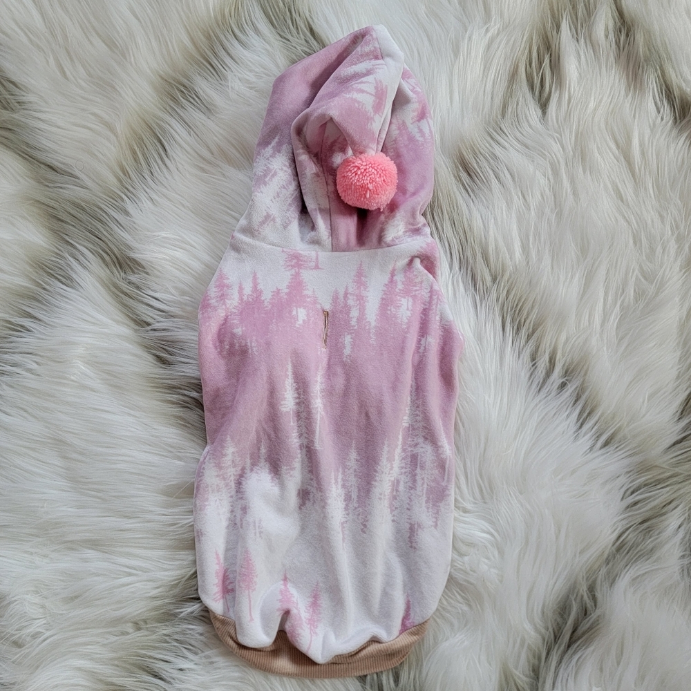 Le Chien Bleu NY Pine Hoodie Size Large